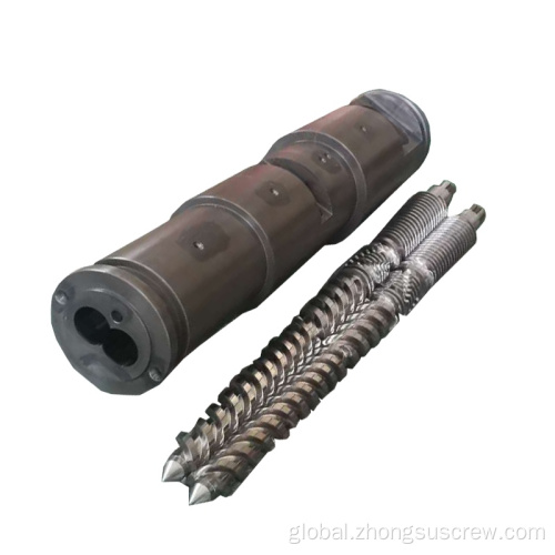 Recycle Extruder Screw Barrel Conical Screw Barrel For Plastic Waste Recycle Extruder Manufactory